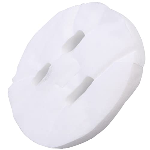 SEWACC 300pcs Gauze Pre Cut Cotton Face Covers Precut Gauze Facial Soft Gauze Face Pad for Spa Skin Care Home Salon DIY White