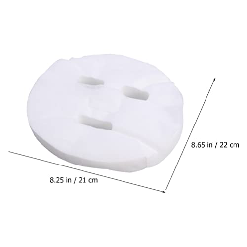 SEWACC 300pcs Gauze Pre Cut Cotton Face Covers Precut Gauze Facial Soft Gauze Face Pad for Spa Skin Care Home Salon DIY White