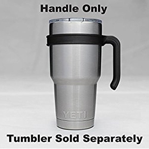 ZYTC Handle for 20OZ Tumbler,Yeti Rambler Handle Anti Slip Travel Mug Grip Cup Holder for Yeti Rambler,Ozark Trail,Sic and More Tumbler Mugs