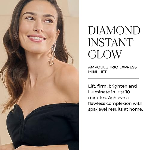 Natura Bissé Diamond Instant Glow, Anti-Aging Ampoule Trio, Lifts, Firms, & Illuminates, For All Skin Types