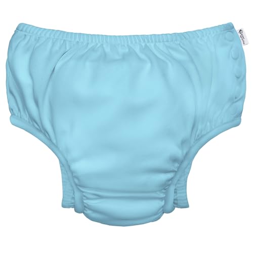 Green Sprouts Baby Ultimate Reusable Snap Swim Diaper, Aqua