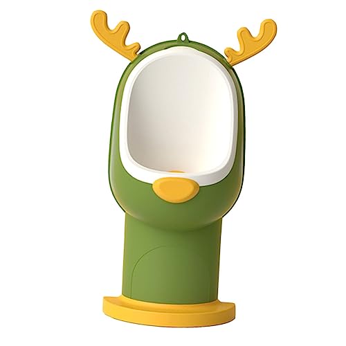 TOYANDONA 1pc Cartoon Elk Urinal for Boys Fun Potty Training Tool for Toddlers Wall-Mounted Pee Trainer Height Settings Easy to Clean and Use