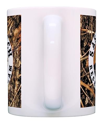 ThisWear Sasquatch Research Team Funny Sasquatch Hunter 2 Pack 11oz Ceramic Coffee Mug Set