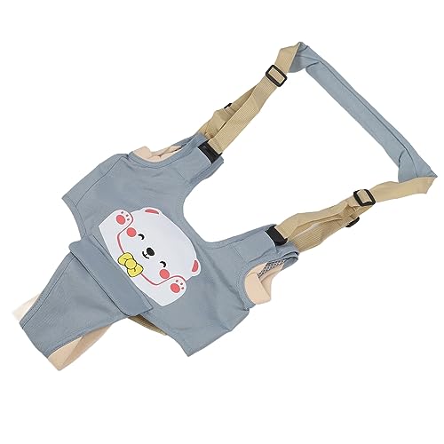 Baby Walking Harness Multifunctional Comfortable Adjustable Handheld Kids Walker Helper for 6‑36 Month Old, Adjustable, Blue
