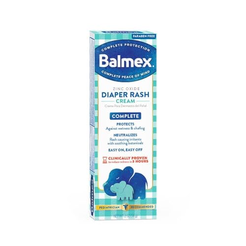 BALMEX Complete Protection Zinc Oxide Diaper Rash Cream, Advanced Formula