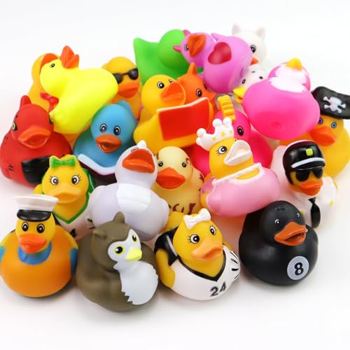 24 Pcs Rubber Ducks for Jeep Ducking