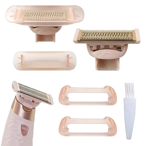 Gxcdizx 2025 Upgraded Women Shaver Replacement Heads for Finishing Touch Flawless Body Rechargeable Ladies Shaver Hair Remover Heads, Pack of 2