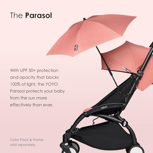 Babyzen YOYO Parasol, Ginger - UPF 50+ Protection - Compatible with the 0+ Newborn Pack, Bassinet, Car Seat & 6+ Color Pack