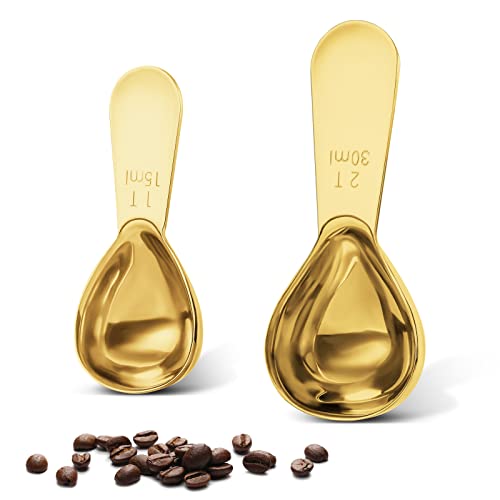 Safring Stainless steel coffee scoop 2-piece set (1 tbsp