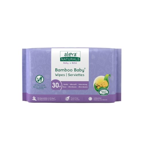 Aleva Naturals Bamboo Baby Travel Wipes