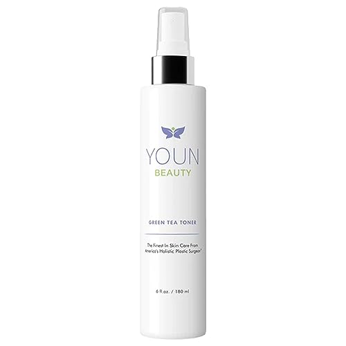 YOUN Beauty Green Tea Toner Face Mist Spray | Alcohol-Free, pH-Balancing & Hydrating Toner with Green Tea and Chamomile Extracts by Dr. Anthony Youn (180ml)