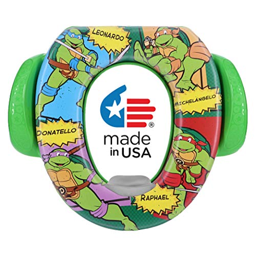 Nickelodeon TMNT “Comic“ Soft Potty Seat and Potty Training Seat - Soft Cushion, Baby Potty Training, Safe, Easy to Clean
