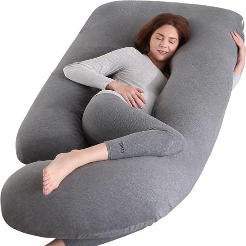 Pregnancy Pillow for Sleeping, Full Body Pillow for Pregnancy Women with Removable Cover