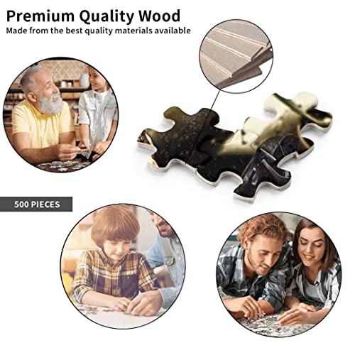 Wooden Jigsaw Puzzles Wine I Choose You Thick Sturdy Challenging Party Props Multicolor Indoor Activity Toys for Adults Kids Unique Home Decoration 1000 PCS