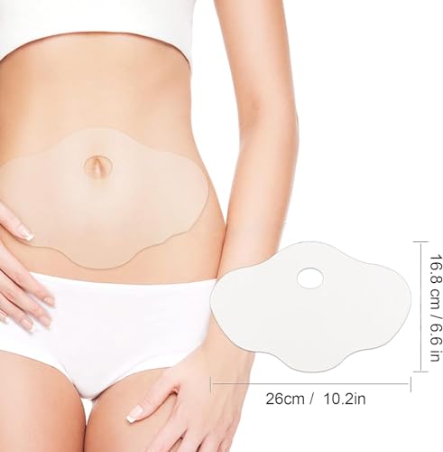 Stretch Mark Patch, Belly Silicone Pad, Silicone sheets for stretch marks, Silicone stretch mark patch belly mask for pregnancy stretch marks, Reusable Silicone Antiwrinkle Belly Stomach Pads