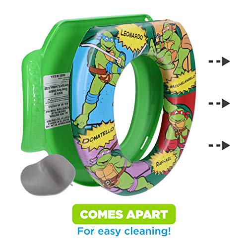 Nickelodeon TMNT “Comic“ Soft Potty Seat and Potty Training Seat - Soft Cushion, Baby Potty Training, Safe, Easy to Clean