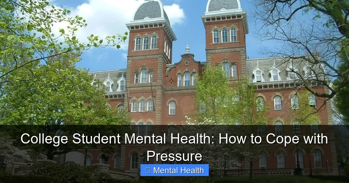 Featured image for College Student Mental Health: How to Cope with Pressure