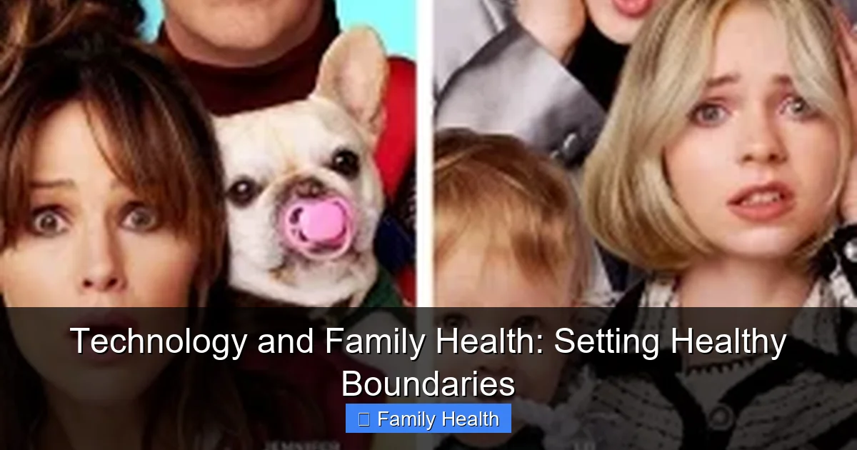 Technology and Family Health: Setting Healthy Boundaries - content1 visual guide