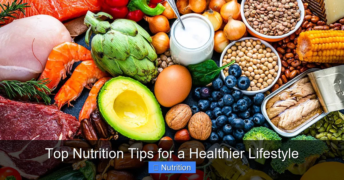 Top Nutrition Tips for a Healthier Lifestyle - content2 visual guide