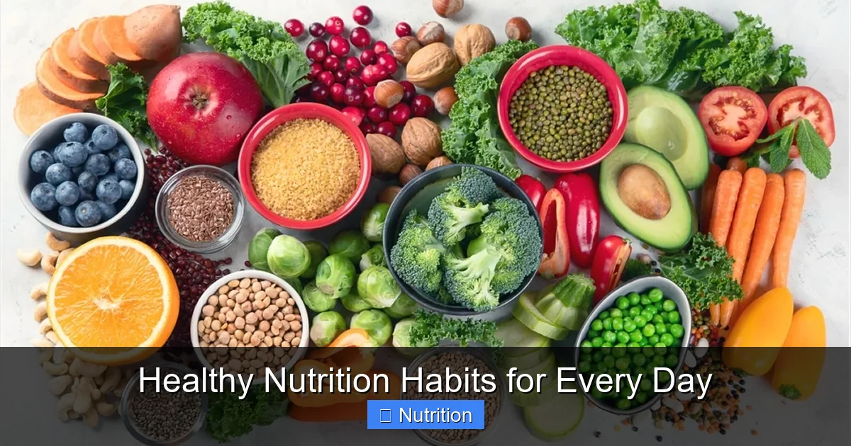Healthy Nutrition Habits for Every Day - content1 visual guide
