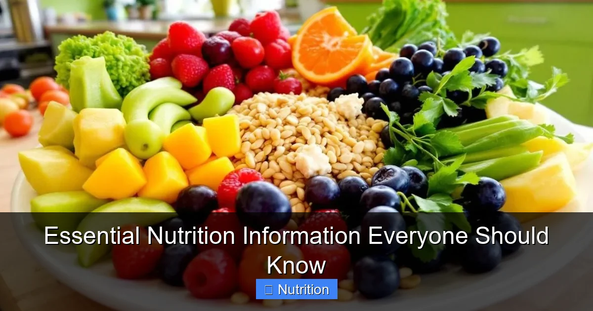 Essential Nutrition Information Everyone Should Know - content1 visual guide