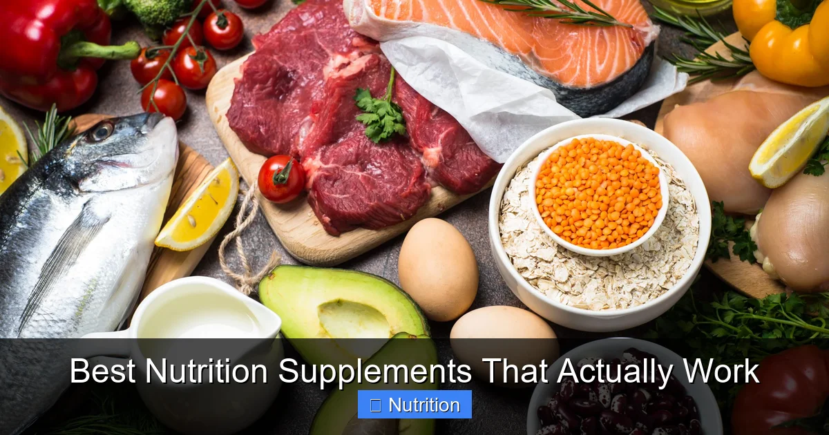 Best Nutrition Supplements That Actually Work - content1 visual guide
