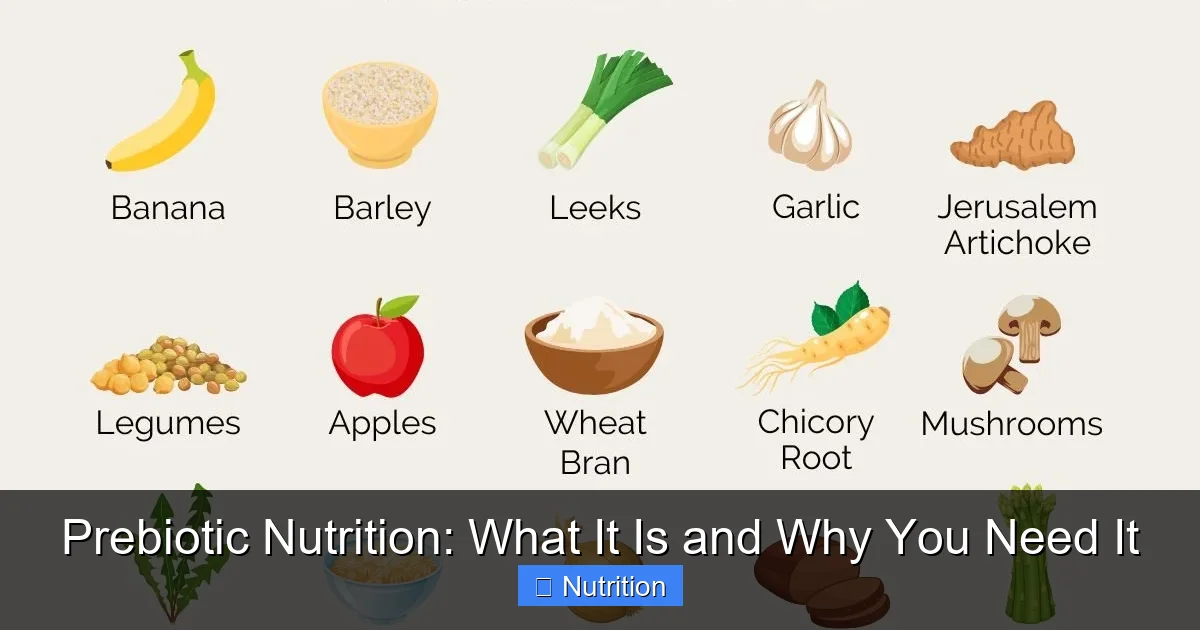 Prebiotic Nutrition: What It Is and Why You Need It - content2 visual guide