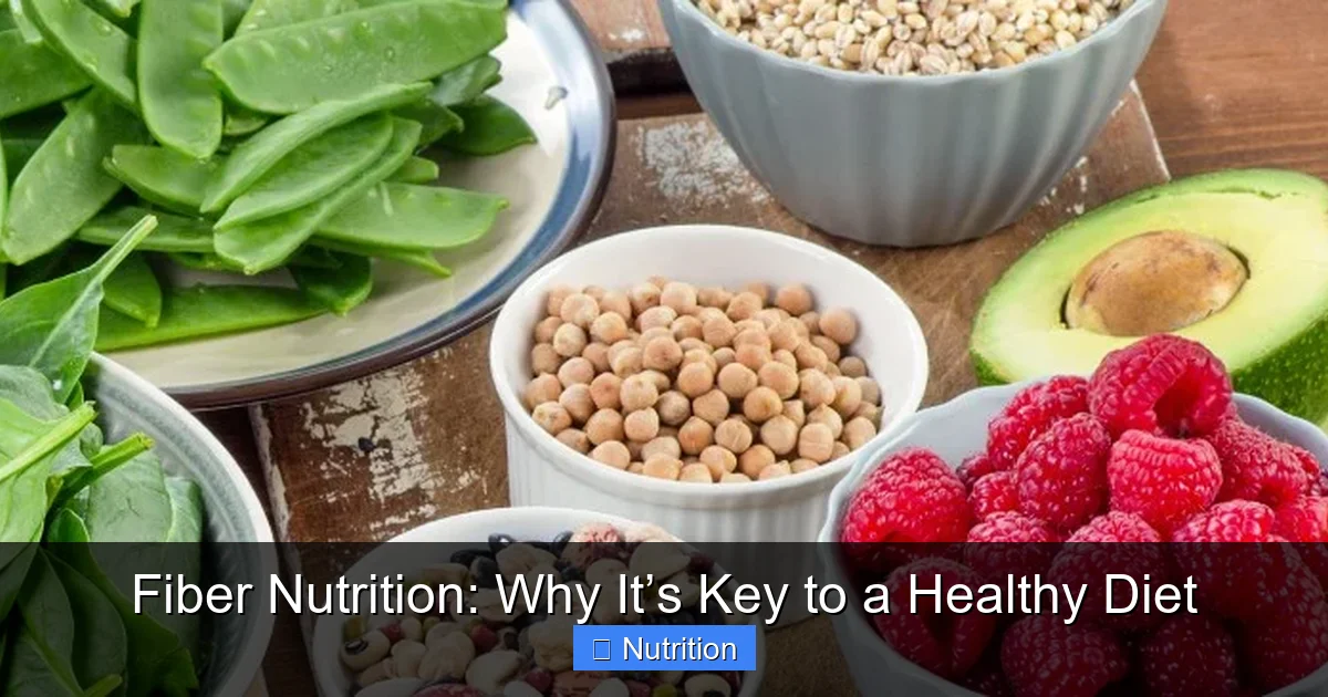 Fiber Nutrition: Why It’s Key to a Healthy Diet - content1 visual guide