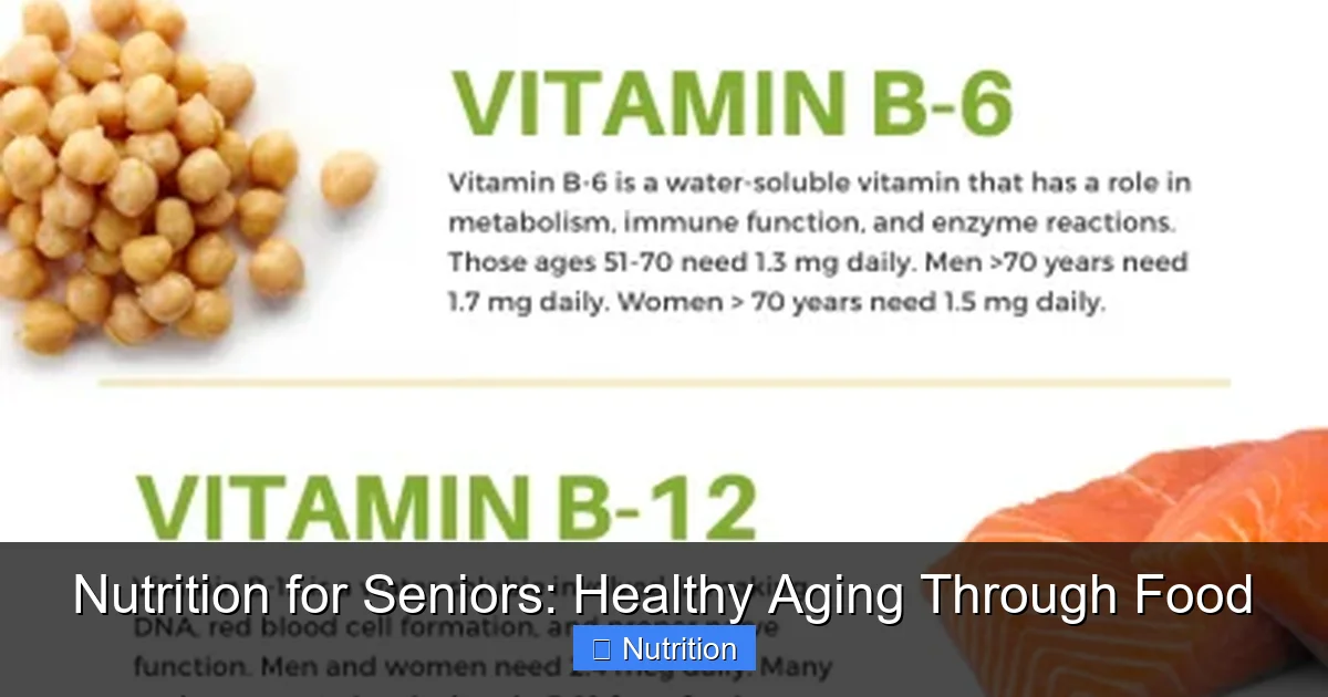 Nutrition for Seniors: Healthy Aging Through Food - content2 visual guide