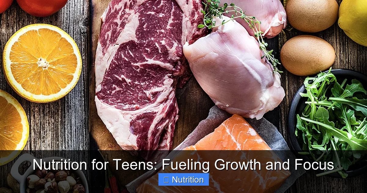 Nutrition for Teens: Fueling Growth and Focus - content1 visual guide