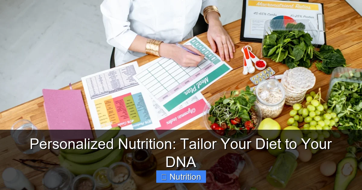 Personalized Nutrition: Tailor Your Diet to Your DNA - content2 visual guide