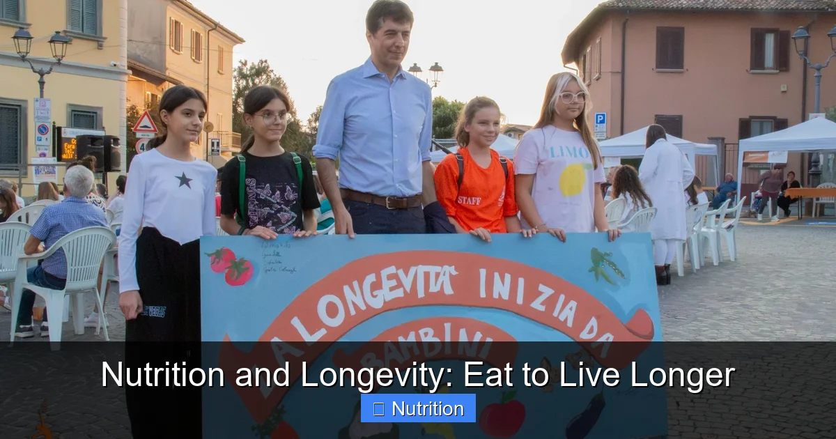 Nutrition and Longevity: Eat to Live Longer - content1 visual guide