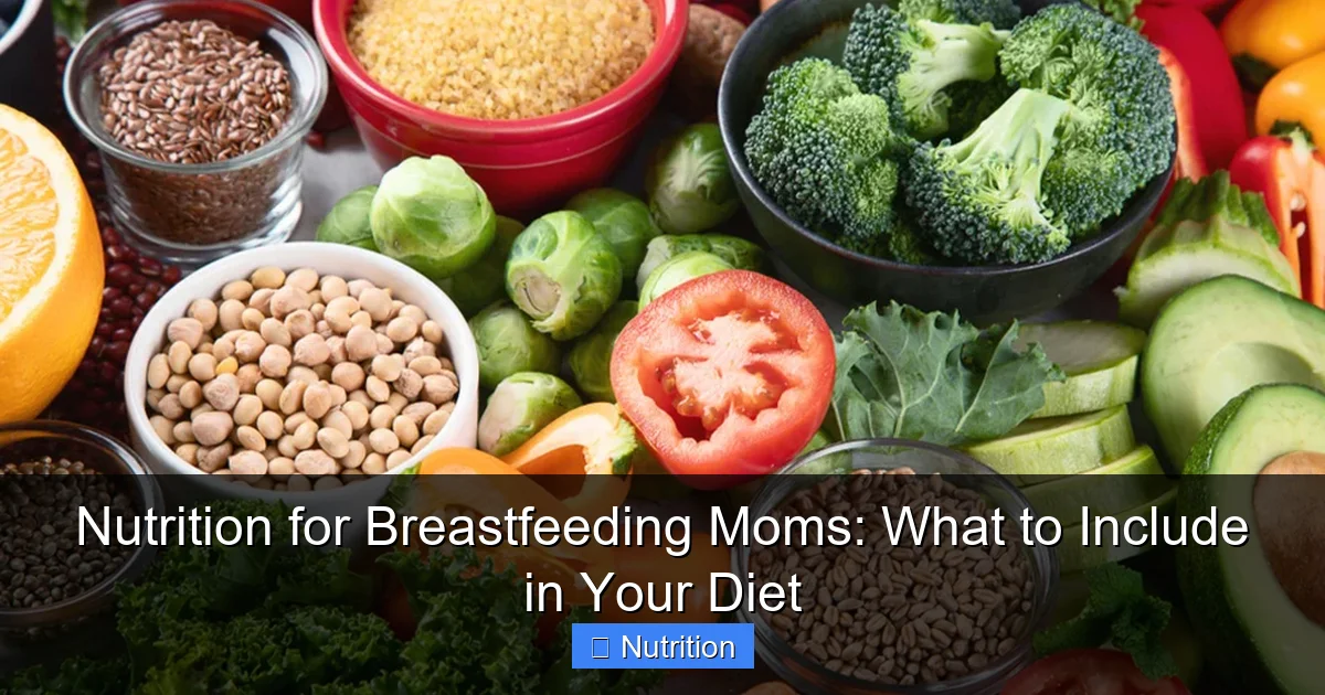 Nutrition for Breastfeeding Moms: What to Include in Your Diet - content1 visual guide