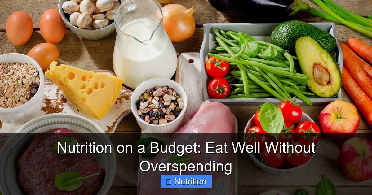 Nutrition on a Budget: Eat Well Without Overspending - content1 visual guide