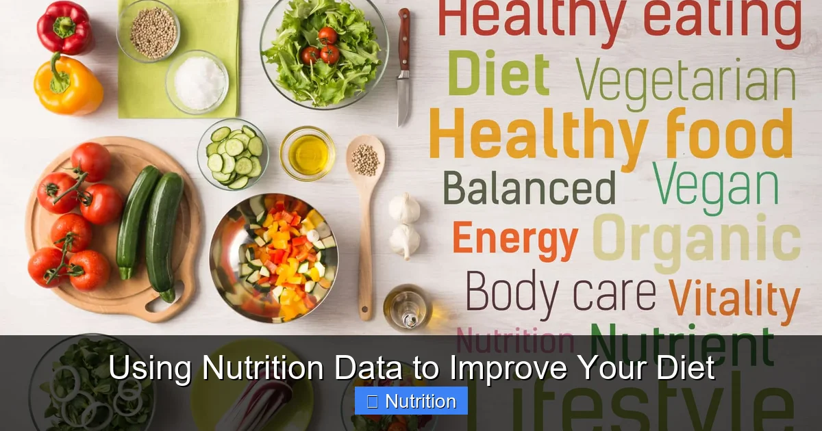 Using Nutrition Data to Improve Your Diet - content1 visual guide