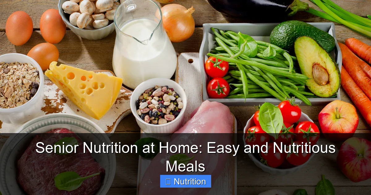 Senior Nutrition at Home: Easy and Nutritious Meals - content1 visual guide