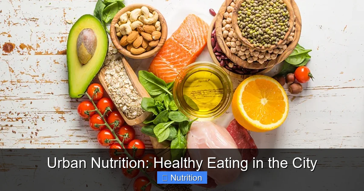 Urban Nutrition: Healthy Eating in the City - content1 visual guide