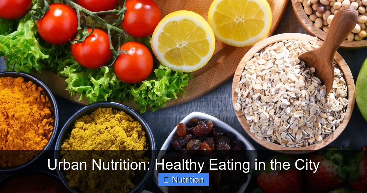 Urban Nutrition: Healthy Eating in the City - content2 visual guide