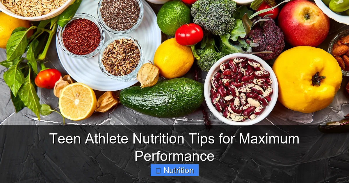 Teen Athlete Nutrition Tips for Maximum Performance - content2 visual guide
