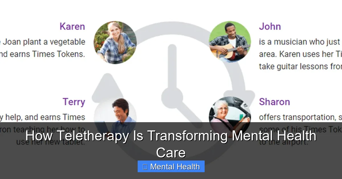 How Teletherapy Is Transforming Mental Health Care - content2 visual guide