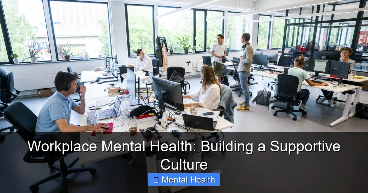 Workplace Mental Health: Building a Supportive Culture - content1 visual guide
