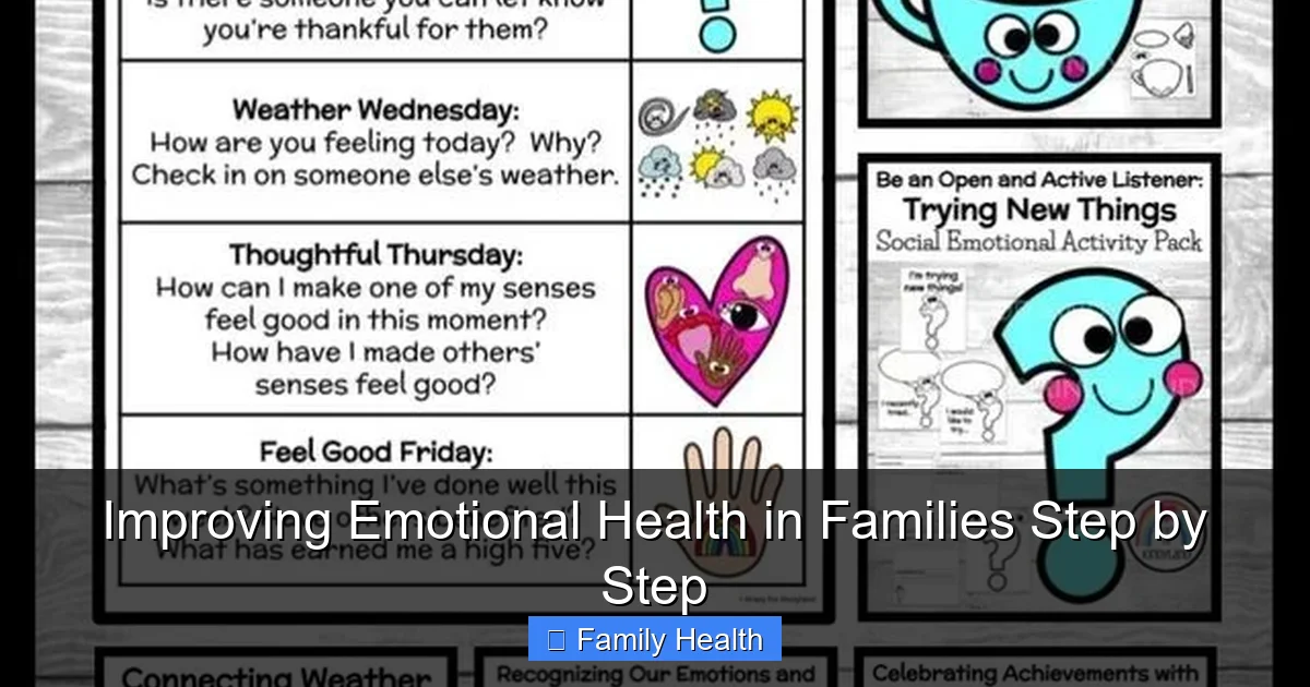 Improving Emotional Health in Families Step by Step - content1 visual guide