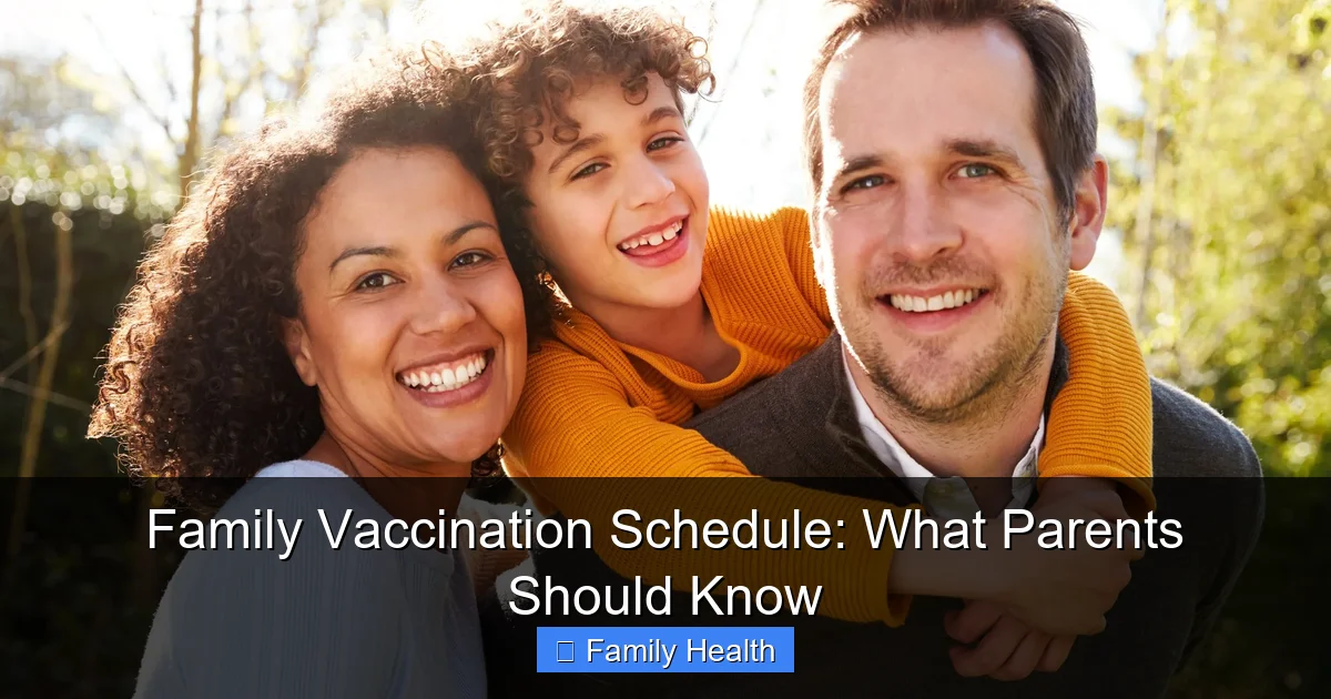 Family Vaccination Schedule: What Parents Should Know - content2 visual guide