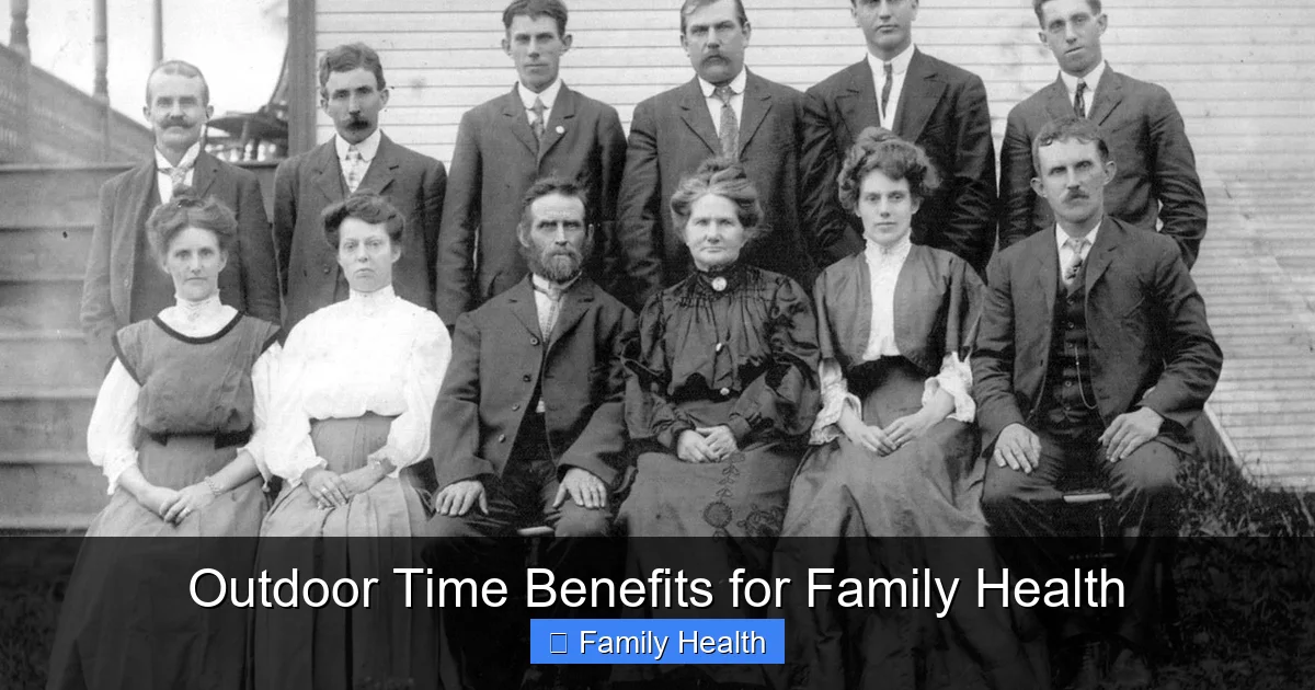 Featured image for Outdoor Time Benefits for Family Health