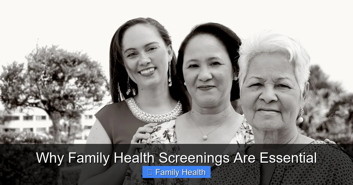 Featured image for Why Family Health Screenings Are Essential