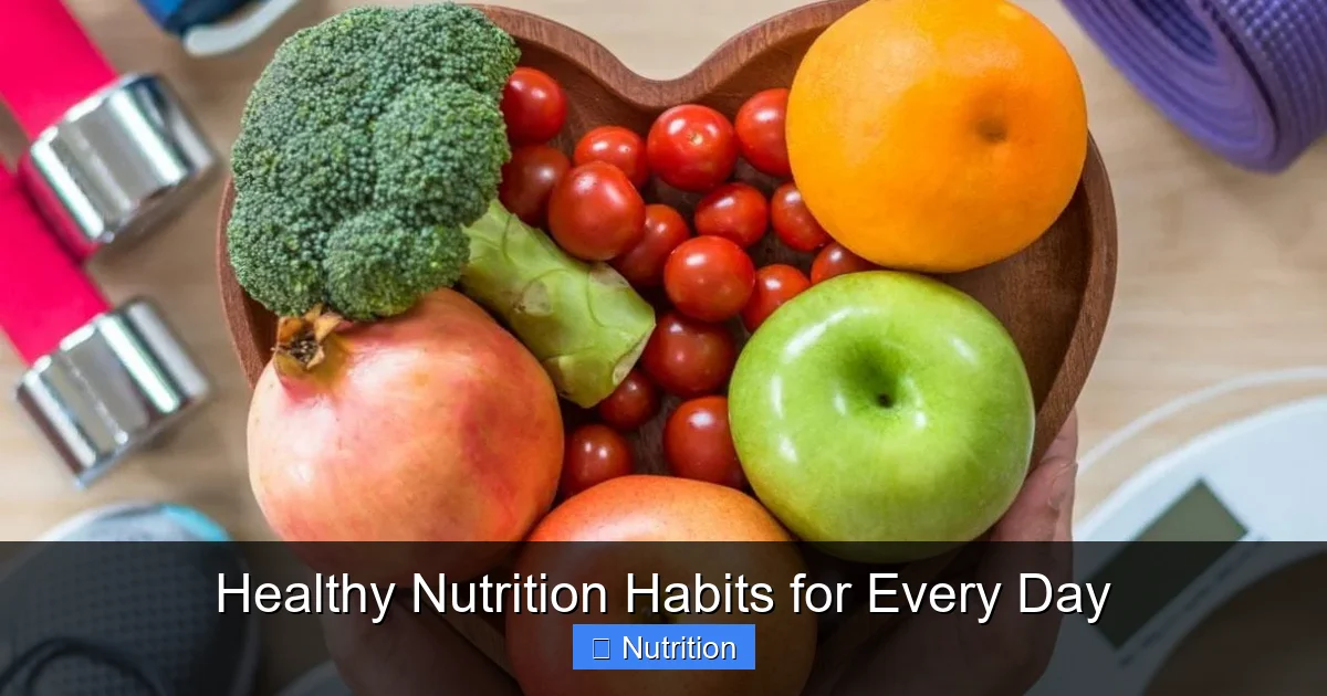 Featured image for Healthy Nutrition Habits for Every Day