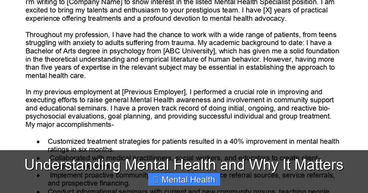 Featured image for Understanding Mental Health and Why It Matters