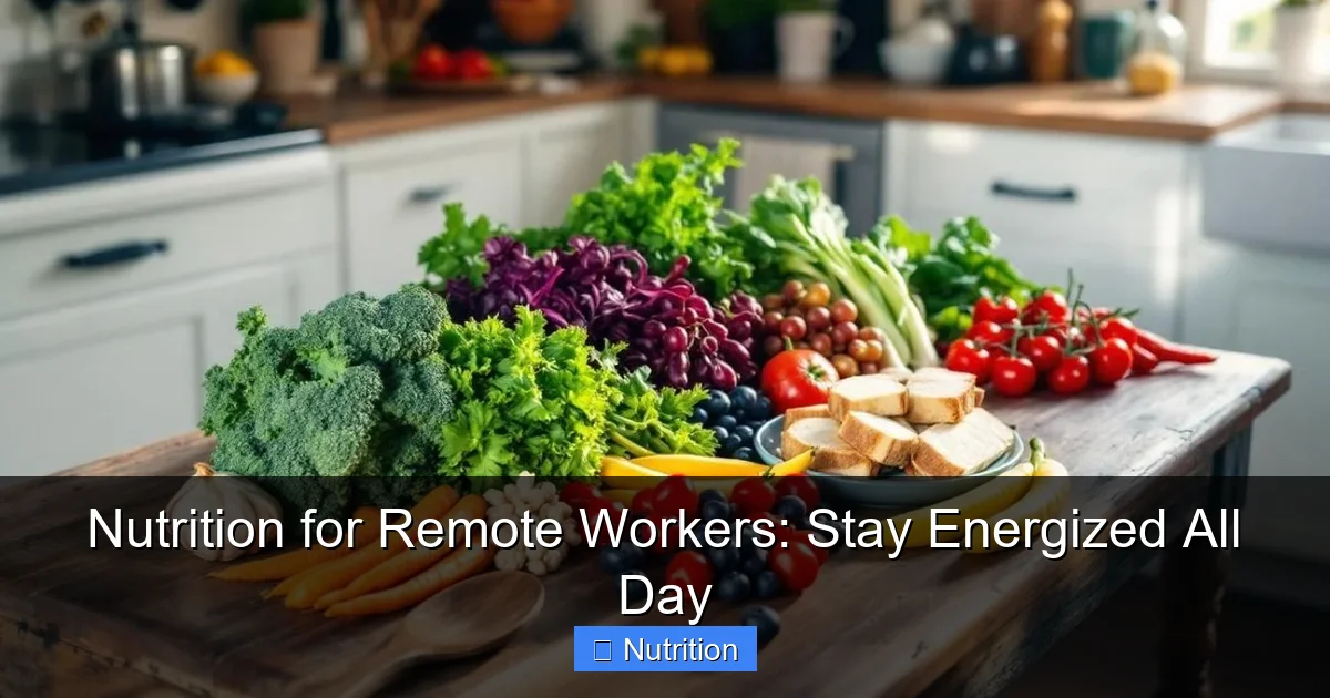 Featured image for Nutrition for Remote Workers: Stay Energized All Day