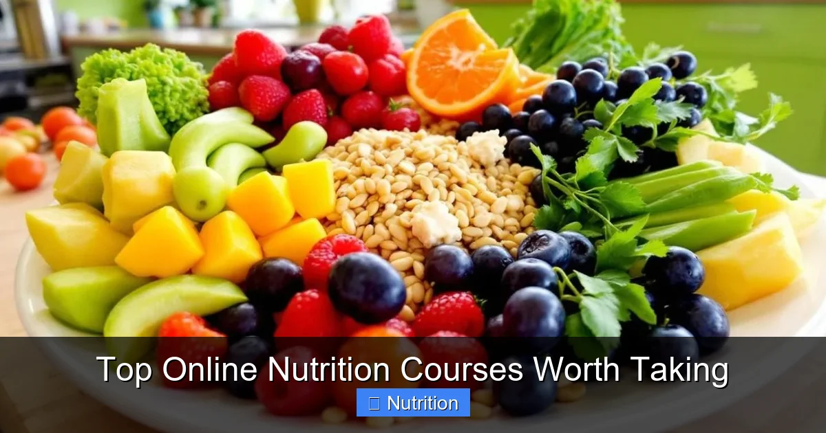 Featured image for Top Online Nutrition Courses Worth Taking
