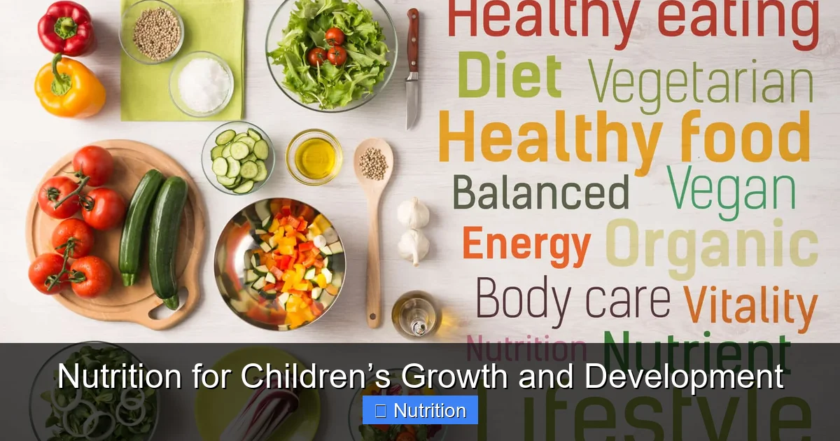 Featured image for Nutrition for Children’s Growth and Development